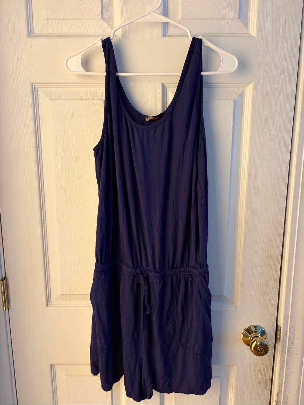 Kids Navy Blue One-Piece Romper - Lightweight Summer Playwear